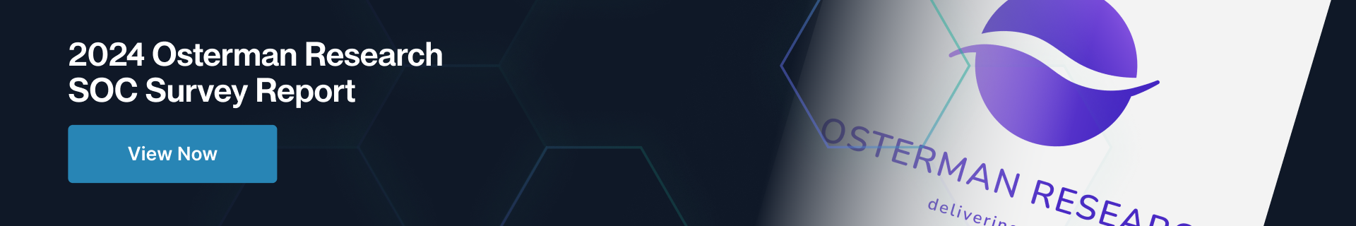 2024 Osterman Research SOC Survey Banner