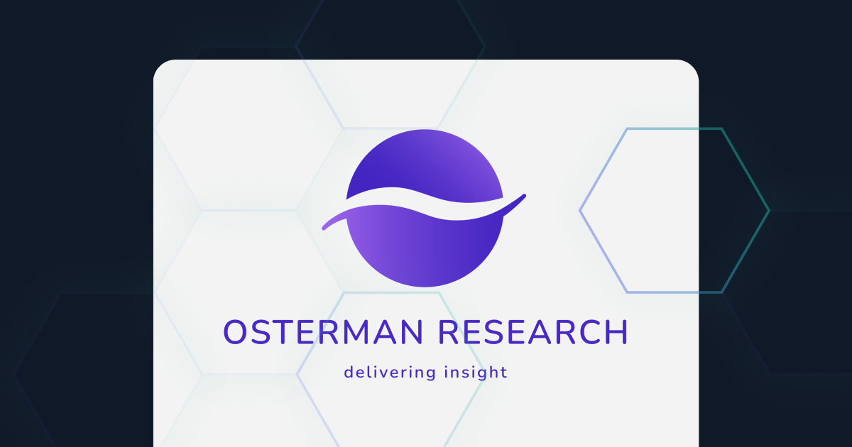 A logo for OsterMan Research.