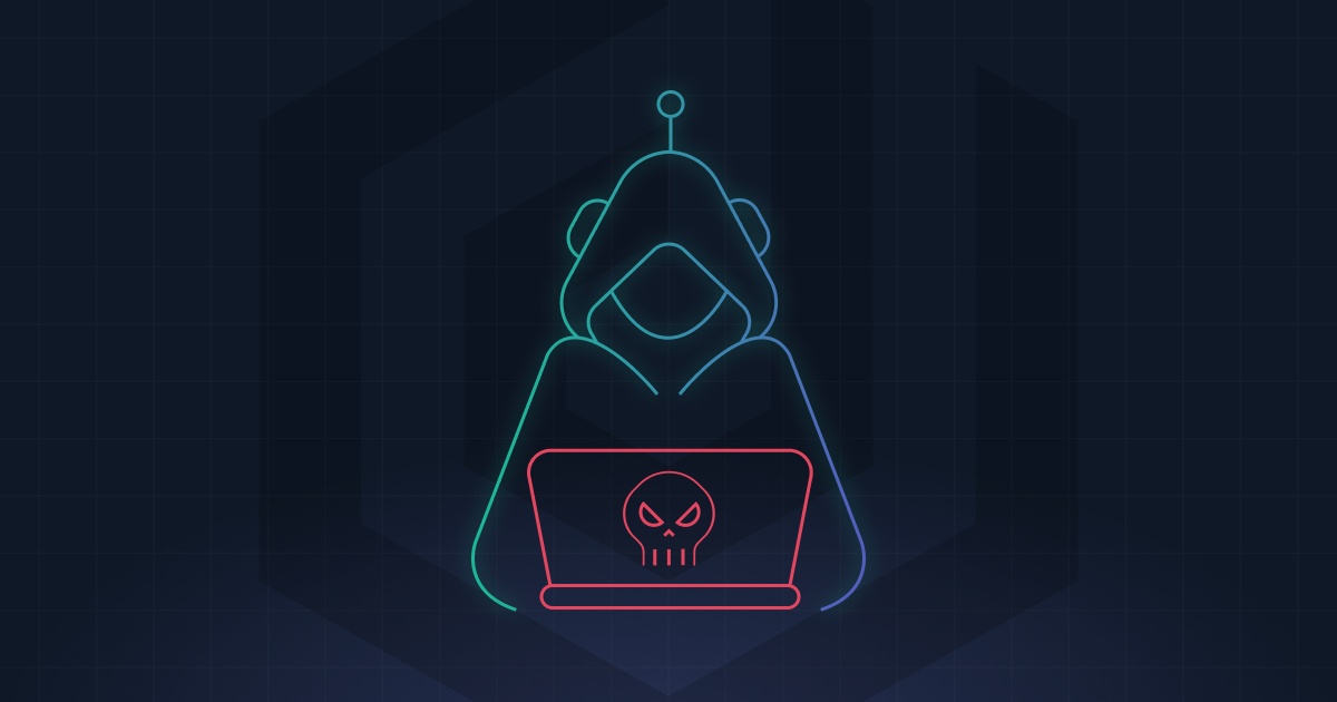 A computer monitor with a robot on it.