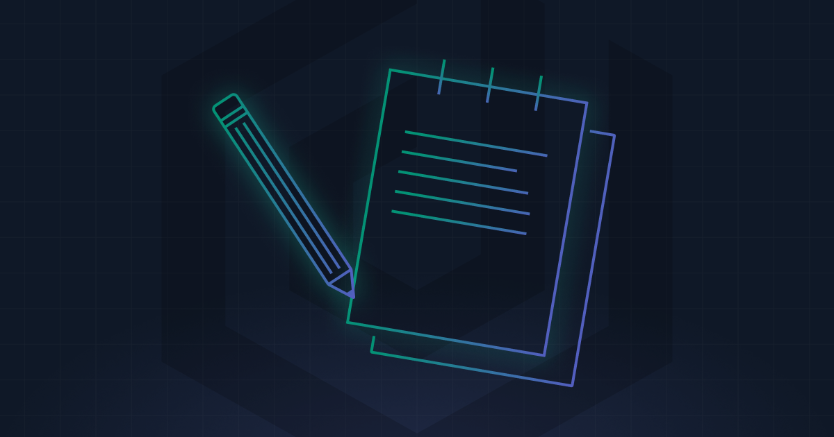 A pencil is on a piece of paper.